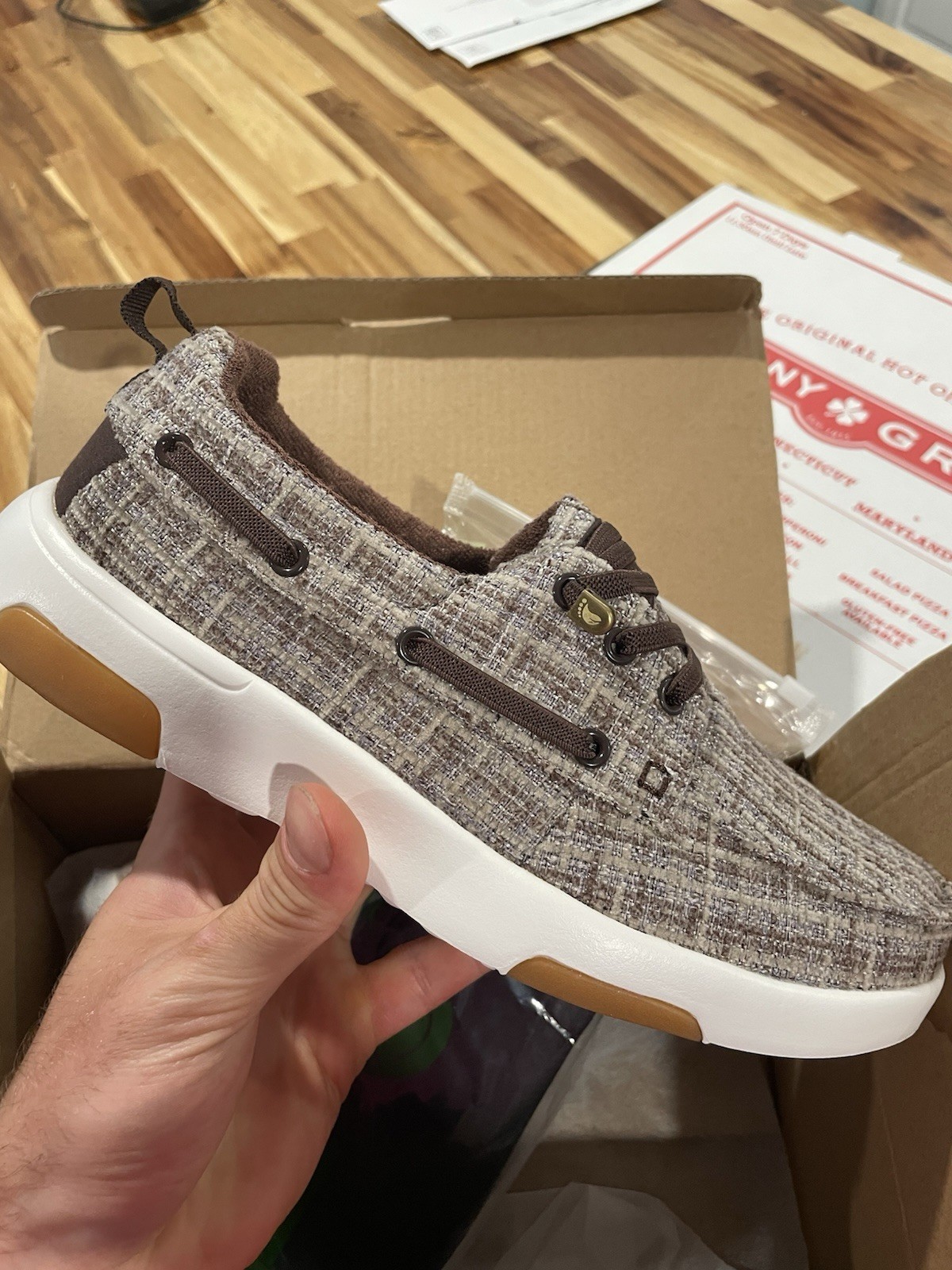 OrthoComfoot Women’s Slip-On Boat Shoes, Size 39 US 8.5