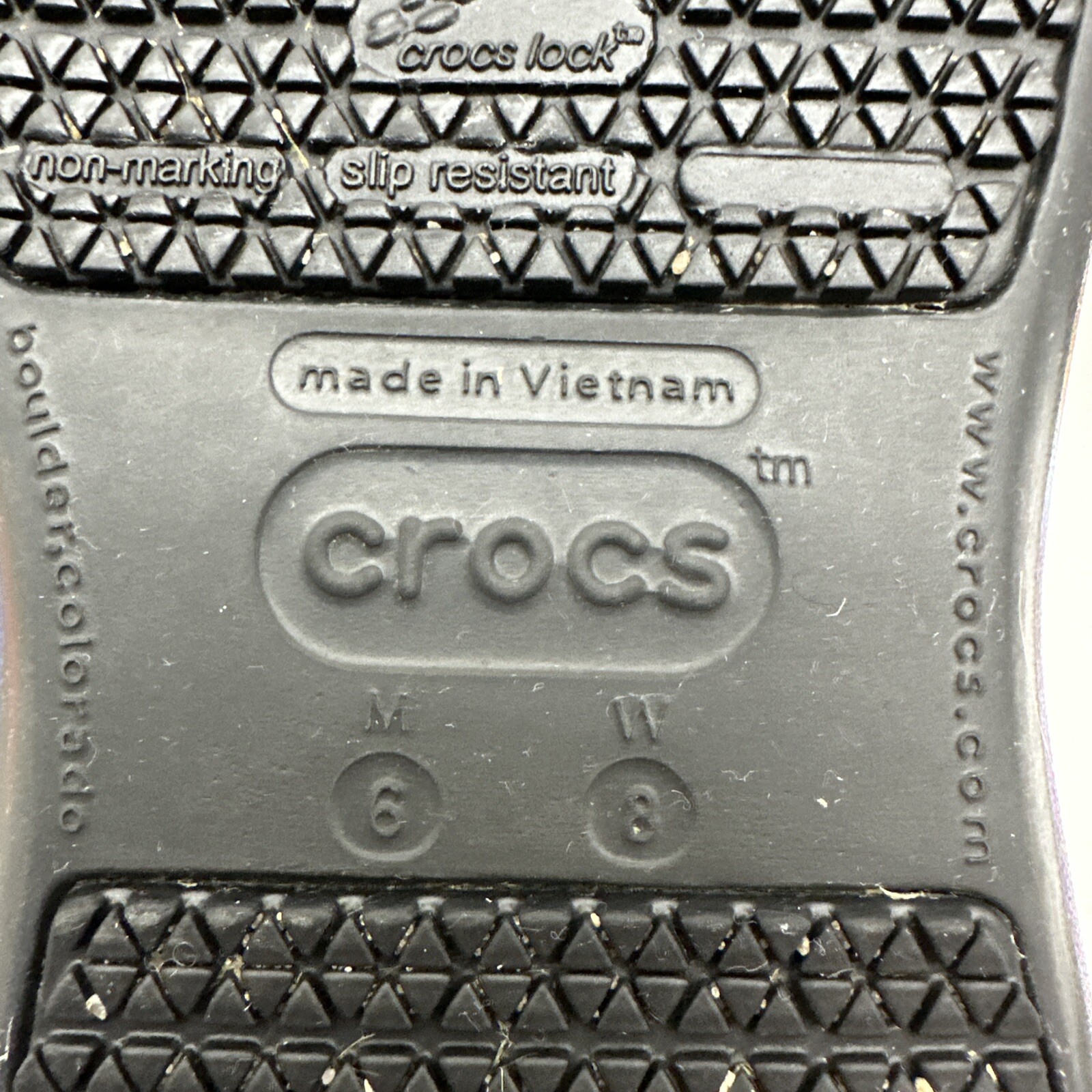 CROCS ~ Classic Tie Dye Graphic Print Unisex Clogs ~ M/6 ~ W8