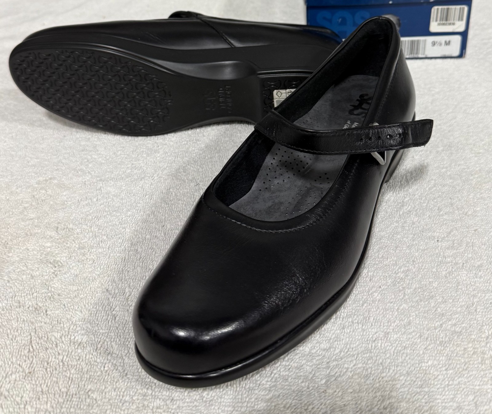 SAS Maria Black 9.5 Medium Women’s Shoes Brand New In Box Save Big
