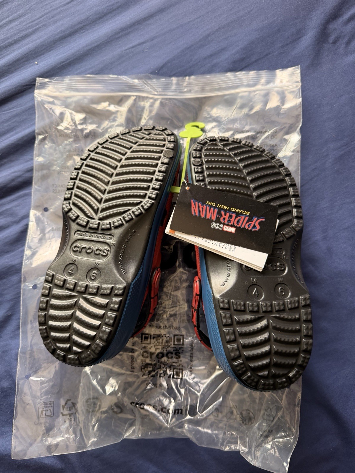 Crocs Spider-Man Neo Classic Clogs MARVEL USA Women Size 6