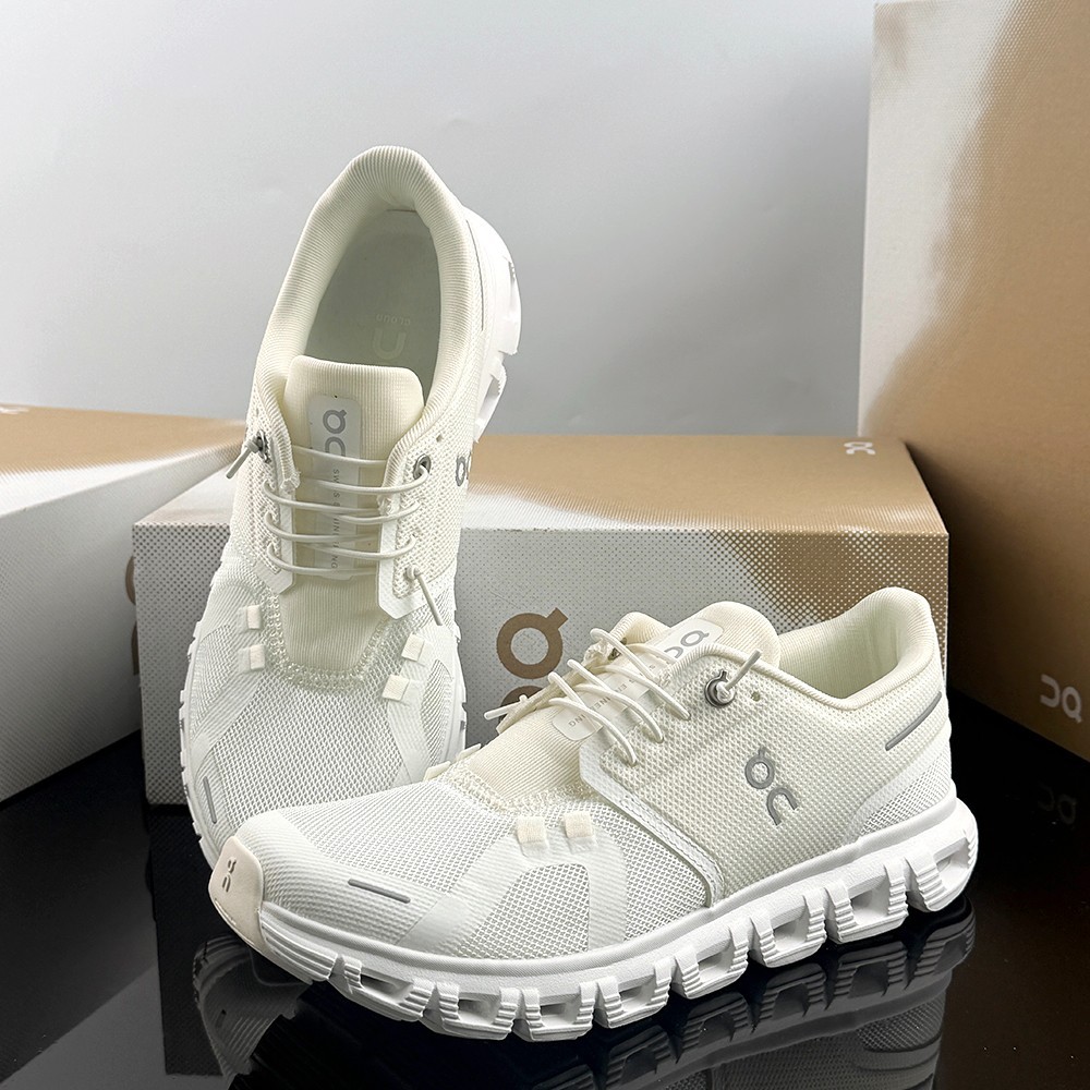 ON Cloud 6 Women’s Running Shoes White/White US Sizes 6-9.5 Sneakers