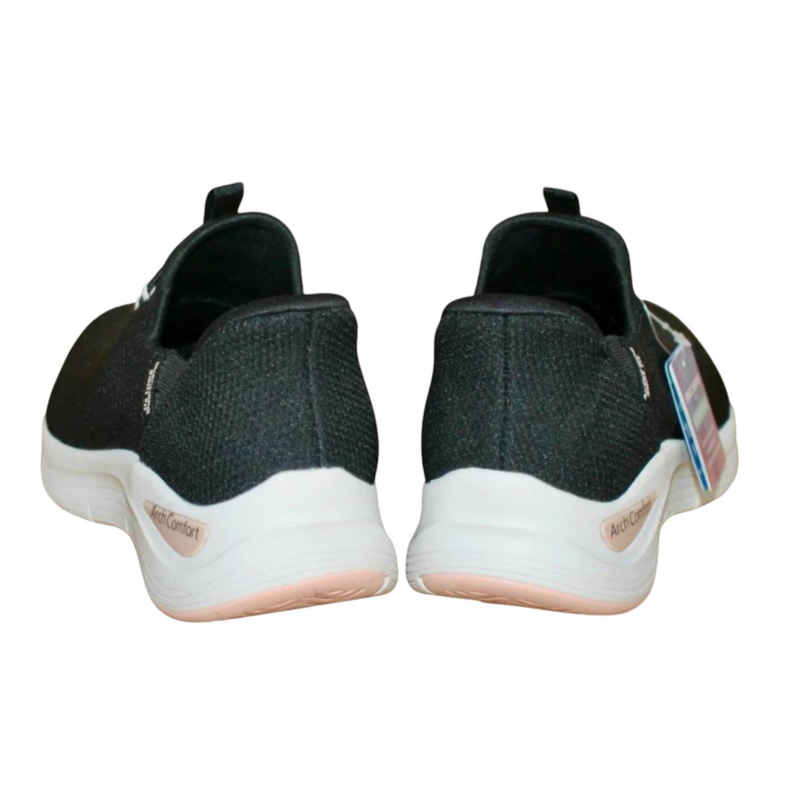 SKECHERS Swift Fit Arch Comfort Hands Free Sneaker Women Black 179186