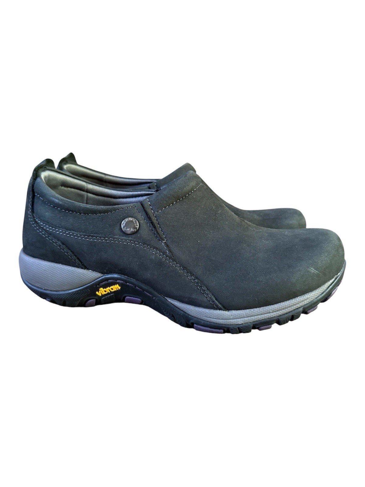 Dansko Patti Vibram Shoes Womens Sz 5.5-6 EU-36 Black Waterproof Slip Resistant