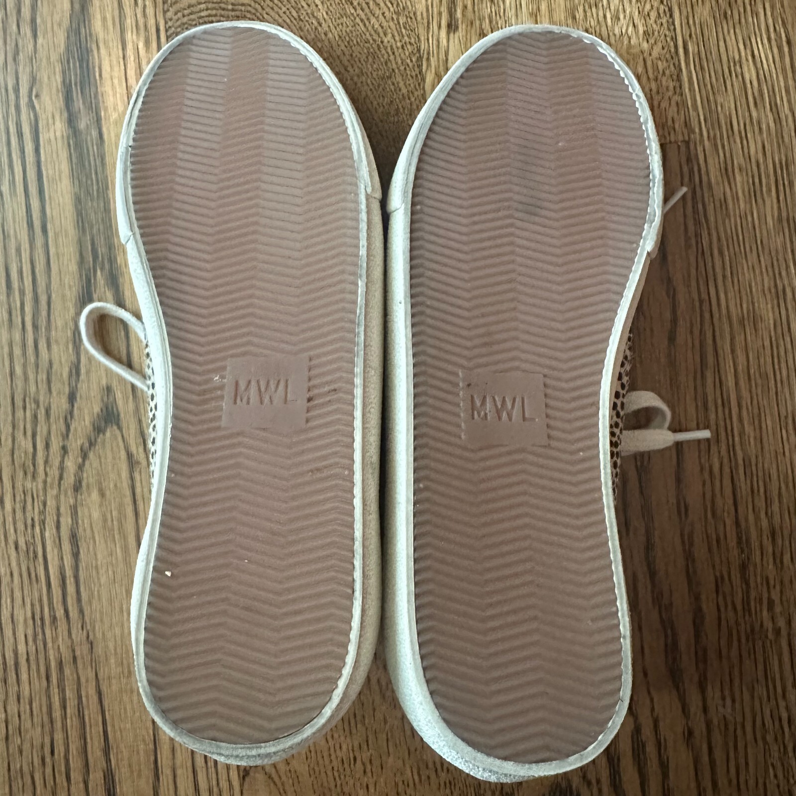 Madewell Sidewalk Shoes Low-Top Sneakers Spotted Calf Hair Leopard Womens 6
