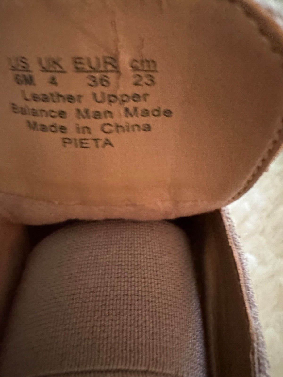 FRANCO SARTO SIZE 6M TAN Suede Slip on Almond Toe Front Flap NWOT