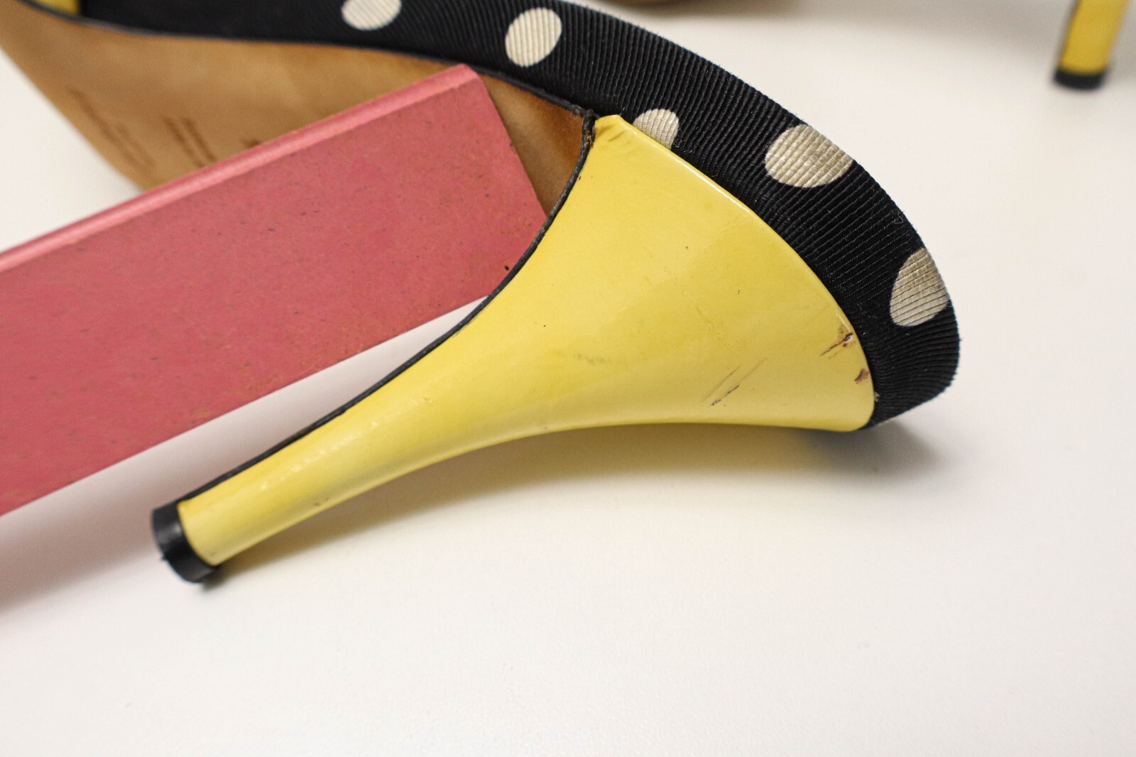 Yves Saint Laurent Shoes Womens (EU) 38.5 High Heels Slip On Slippers Leather