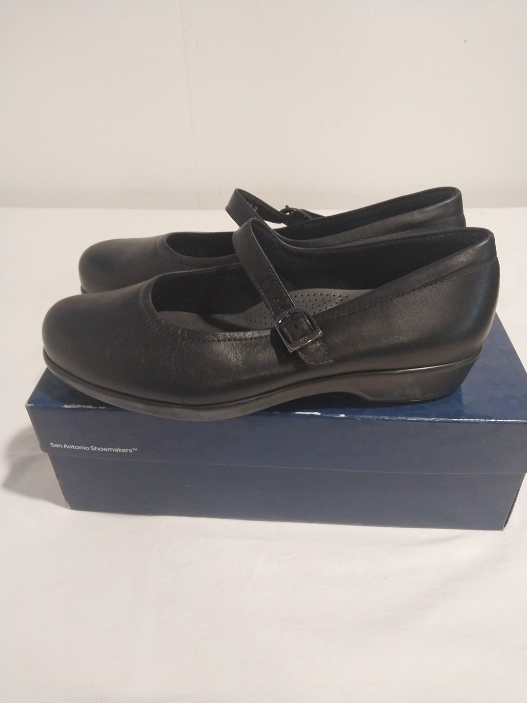SAS Women’s Maria Mary Jane Black Leather Shoes Tripad Comfort Size 8.5W. New