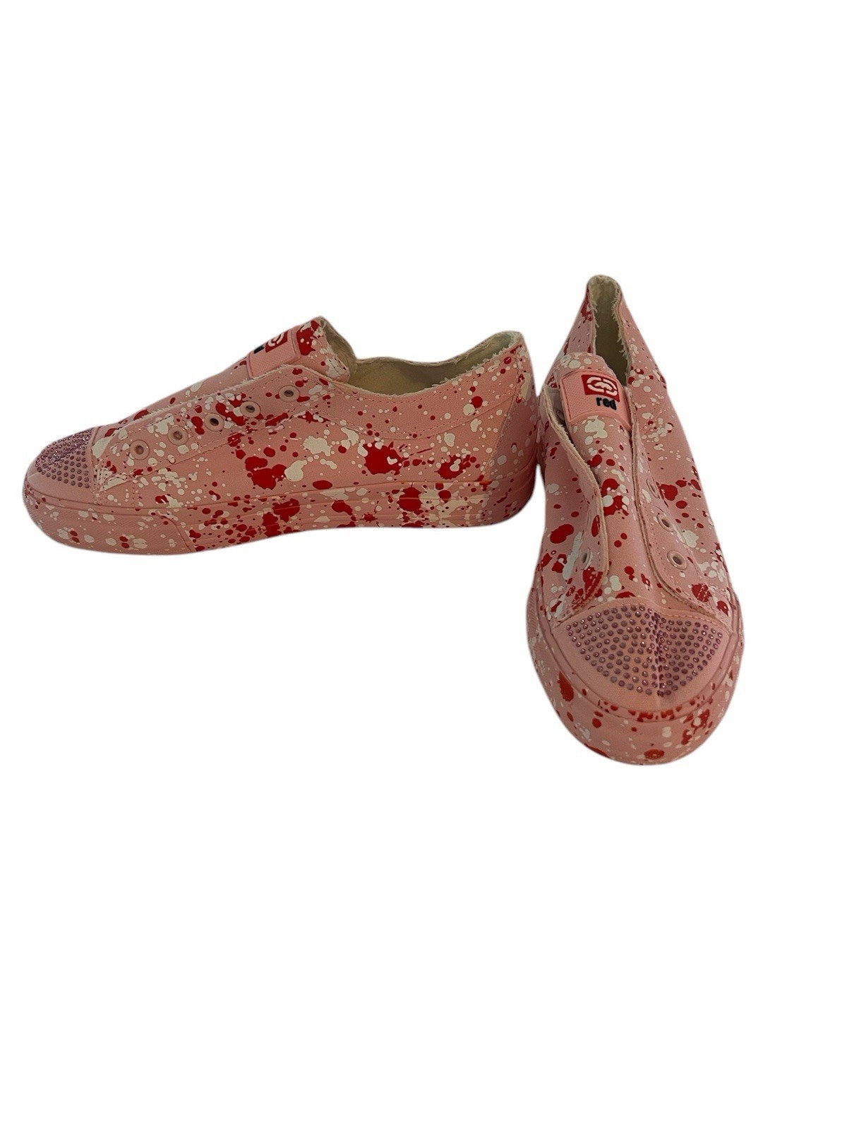 Sneakers Marc Ecko Pink And Red Slip Ons Sneakers Size 11 no box Brand New