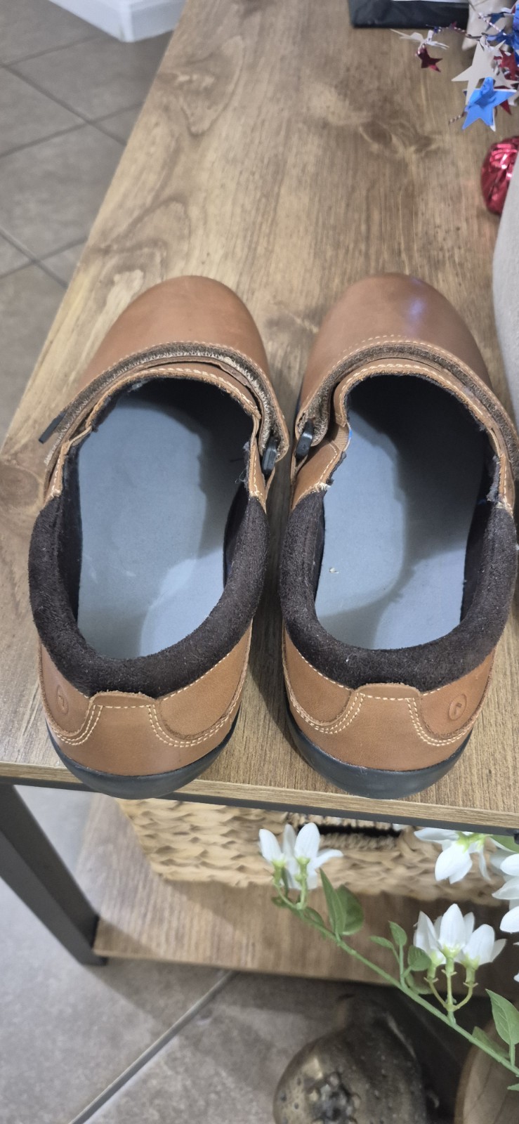 Anodyne No. 51 Women’s Casual Dress Shoes in the Cognac Color 9W