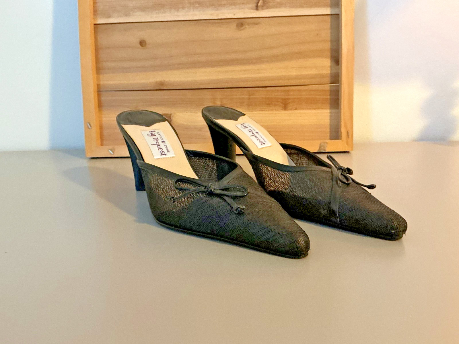 Kathy Levine by Request slip on shoes