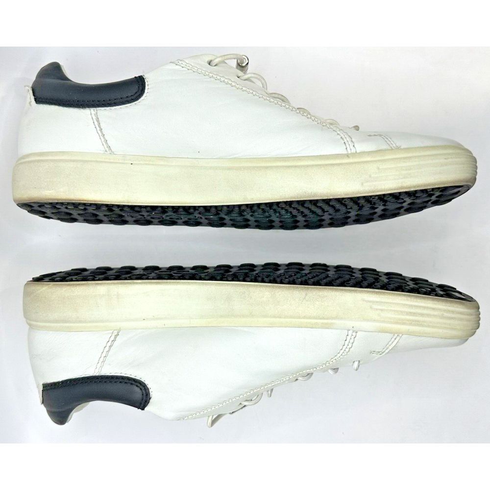 ECCO Women Sneakers Yak Leather Walking Comfort Sneakers Shoes 10-10.5 EU41