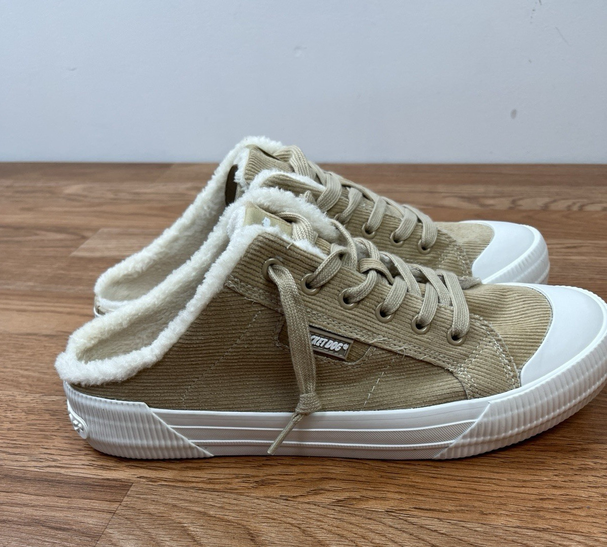 Rocketdog Cheery Platform Mule Sneakers Natural Corduroy Women’s Size 11 NEW