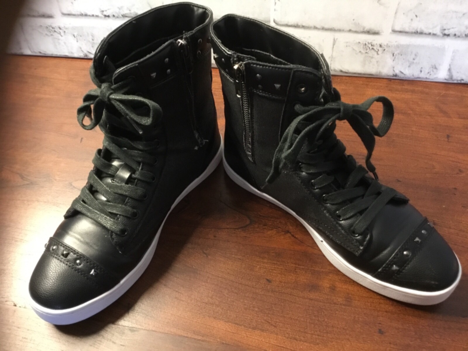 Pastry BlacK Military Glitz Combat Boot Sneaker & Dance Shoe Women’s Size 8.5M