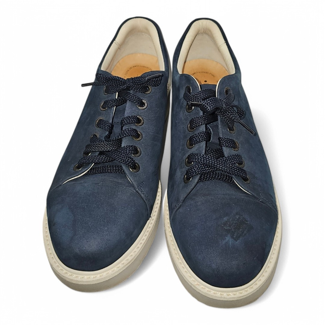 Samuel Hubbard – Fast Navy Suede Sneakers Walking Shoes Womens Sz 8 Vibram Soles