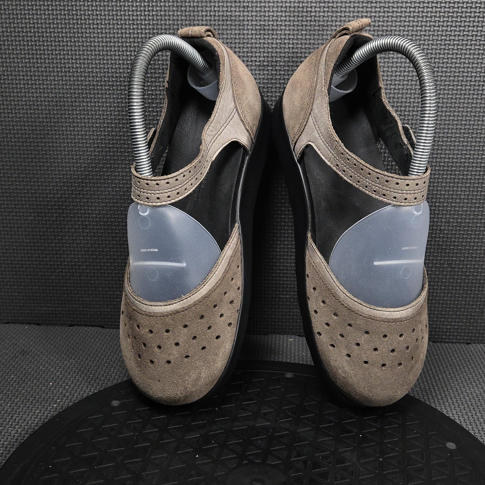 SAS Tripad Comfort Mary Jane Shoes Womens Size 6.5 W Brown Suede Comfort Flats