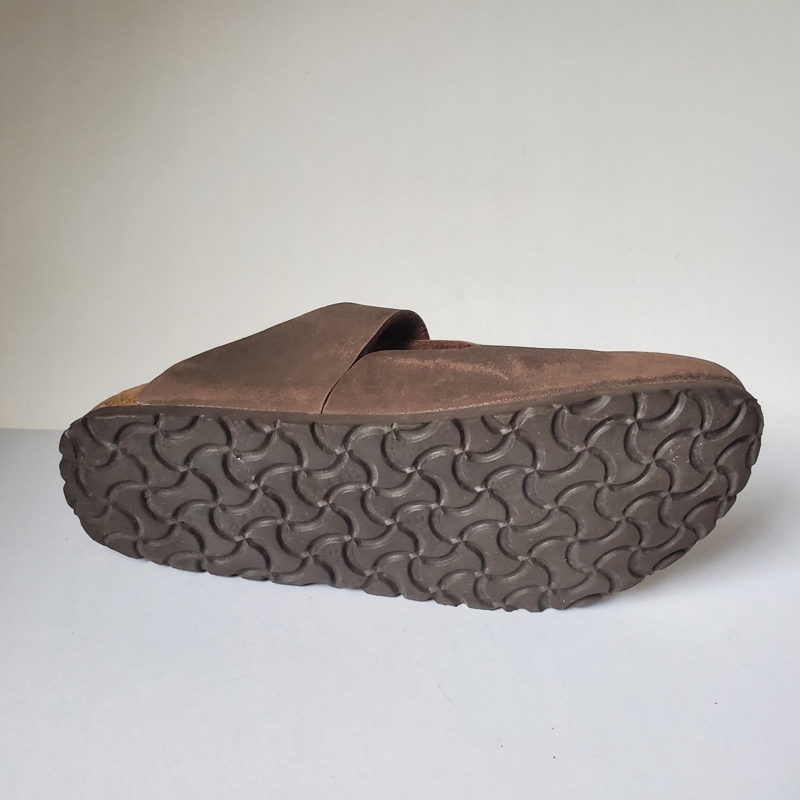 *Wear Birkenstock Betula Mocha Leather Clog Size 8 Ladies Men 6 Anatomic Footbed