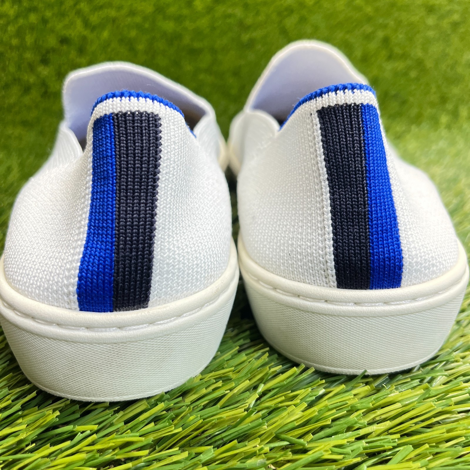 Rothy’s The Original Womens Size 7 White Casual Walking Slip On Shoes Sneakers