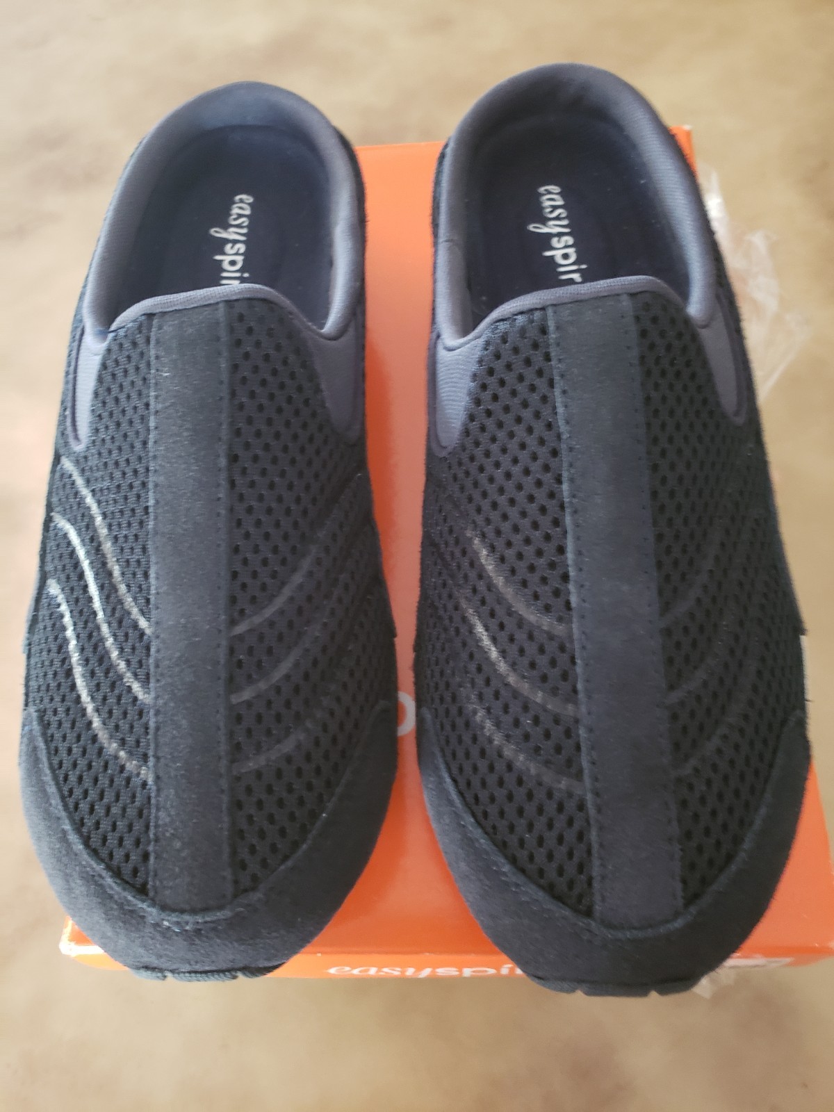 Women’s Easy Spirit, Traveltime Classic Clog Navy Blue FABRIC Size 7