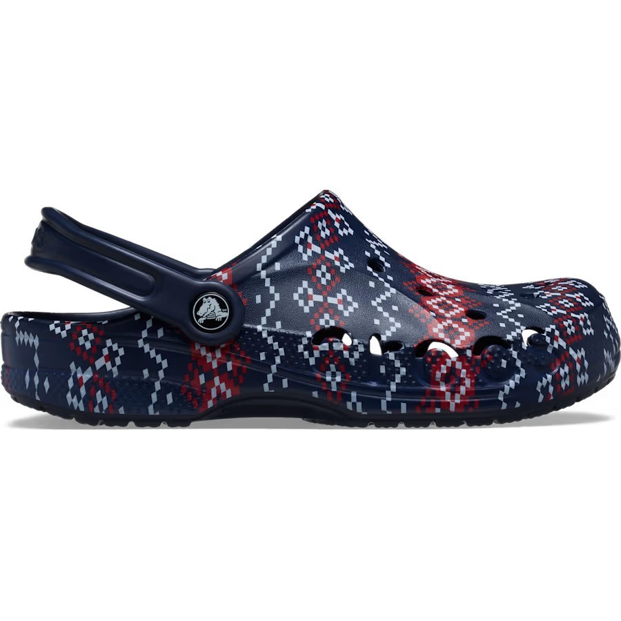 Crocs Baya Holiday Graphic Clog Mens 10 Womens 12 Festive Comfort Slip On