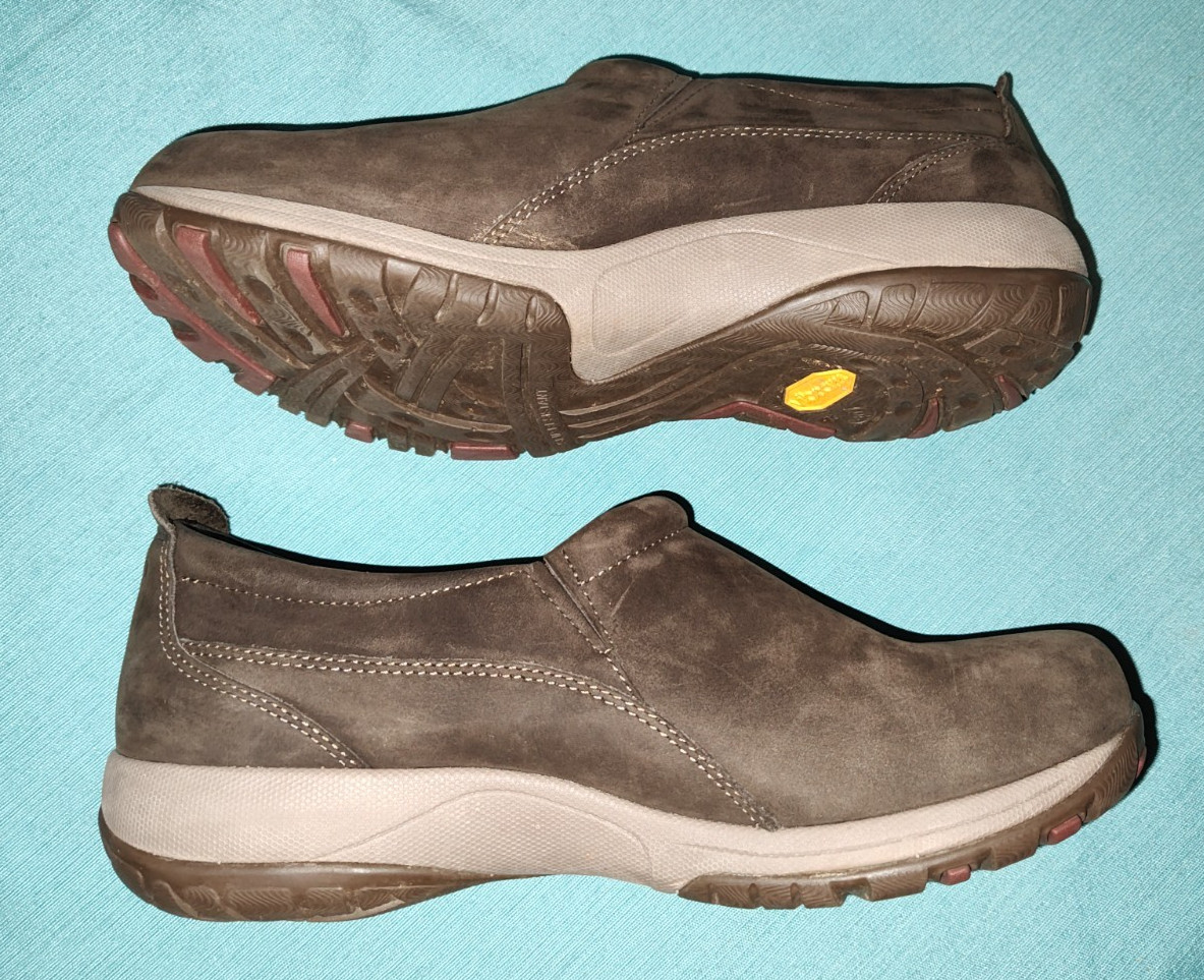 NICE Dansko Patti Brown Nubuck Leather Clogs EURO 40 Womens US 10-10.5