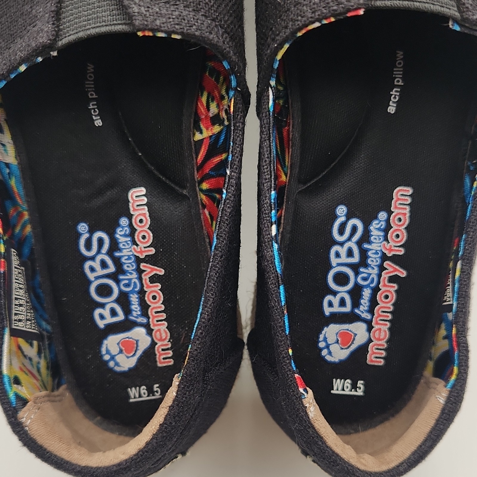 BOBS Skechers Shoes High Jinx Espadrille Wedges Black Women’s Size US 6.5