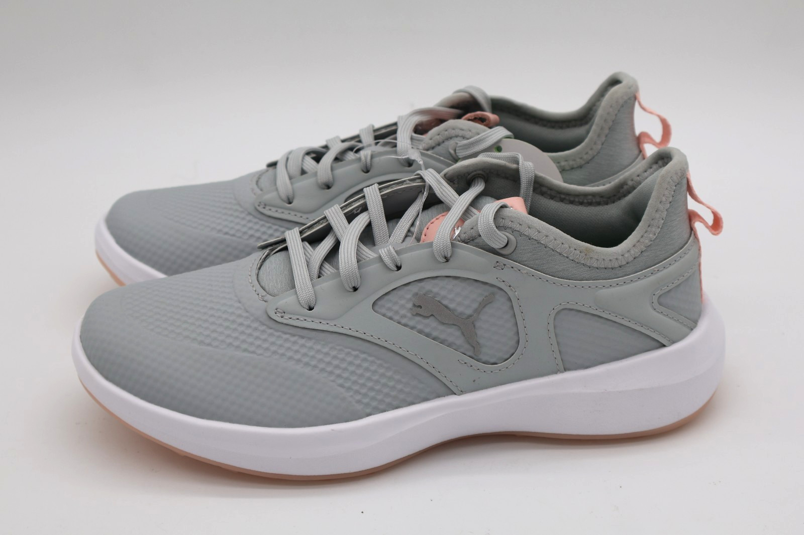 Puma Ignite Malibu Women’s Golf Shoes Size 6 Running Gray White Lace-Up Sneakers