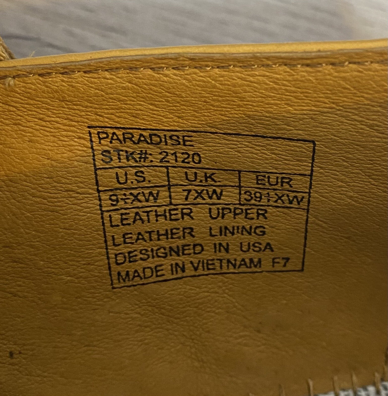 Dr Comfort Paradise Womens Dress Shoe Size 9.5 XW Therapeutic Leather Saddle Tan