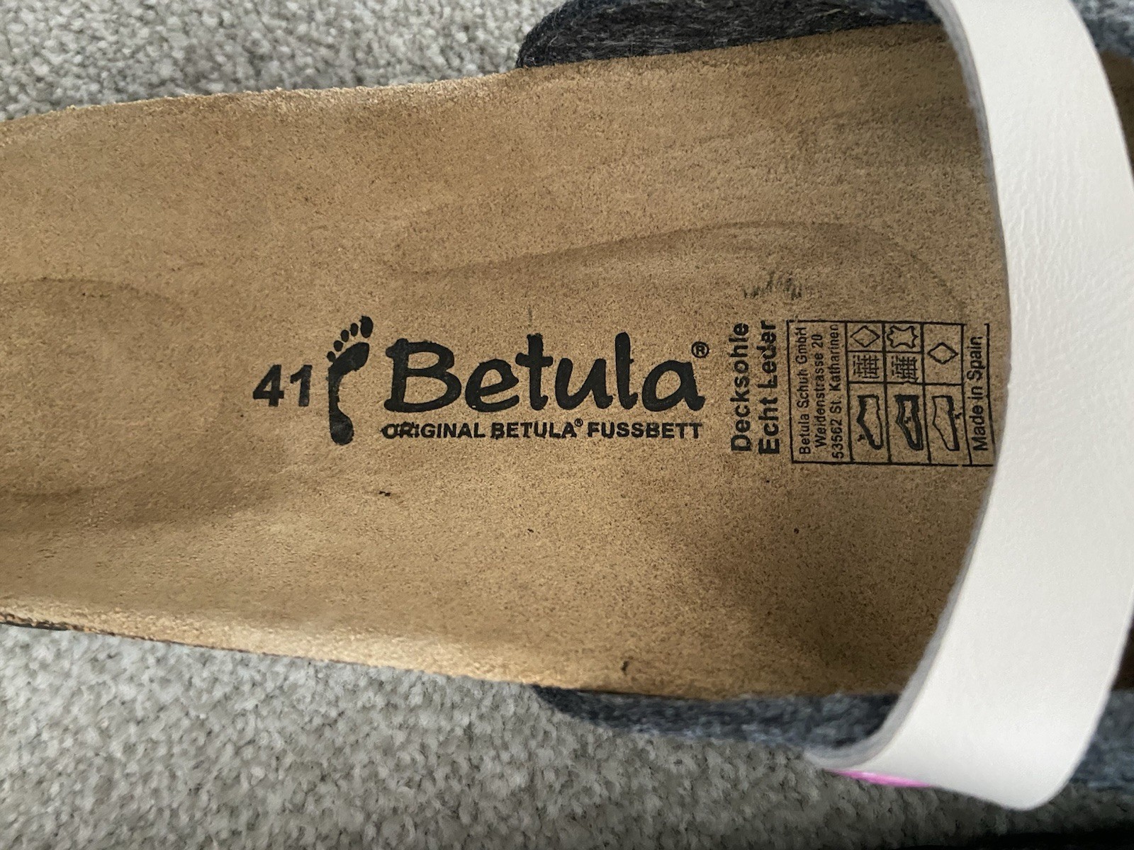 NEW in Box Betula by Birkenstock Liv Felt Clogs Size 41 10 10.5 M – N Width