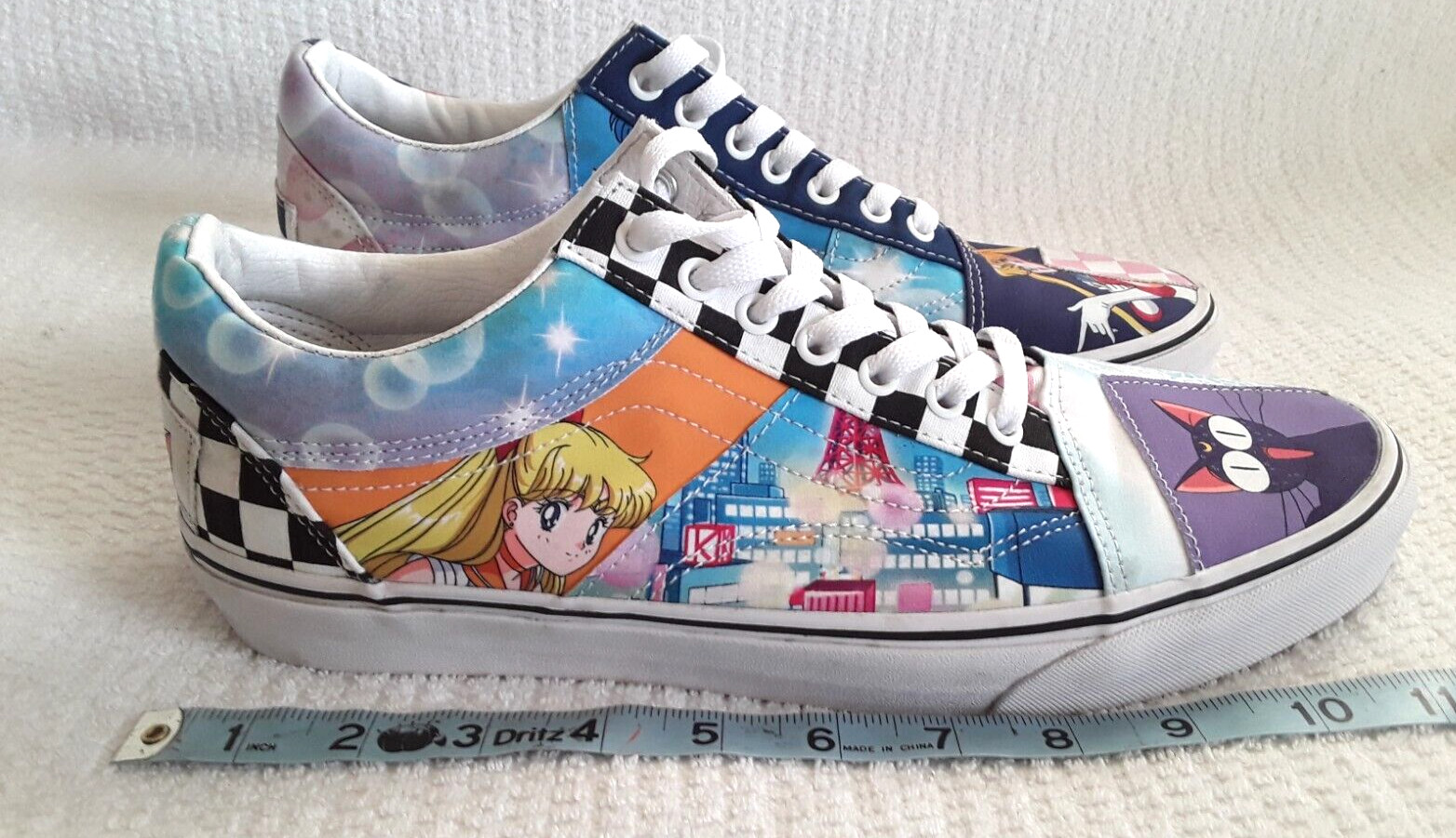 VANS Sailor Moon Old Skool Pretty Guardians Patchwork Sneakers Shoes Unisex