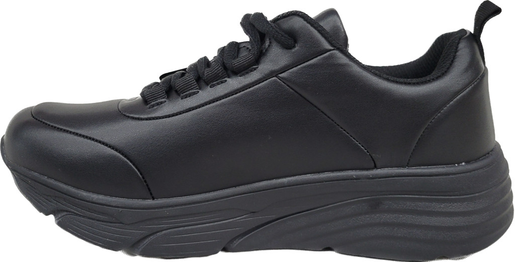 Women Shoes Wide Work Slip Resistant Black Comfort Cushion Insole MayTall 2601W