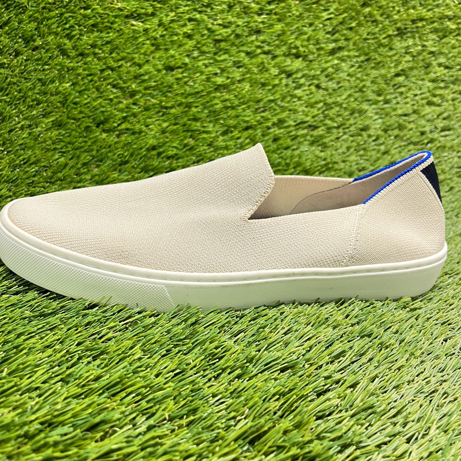 Rothy’s The Original Womens Size 9 Beige Casual Walking Comfort Slip On Shoes