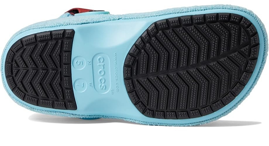 Crocs Work Zen Garden Sensory Classic Slip Resistant Terry Cloth Clog Blue Sz 12