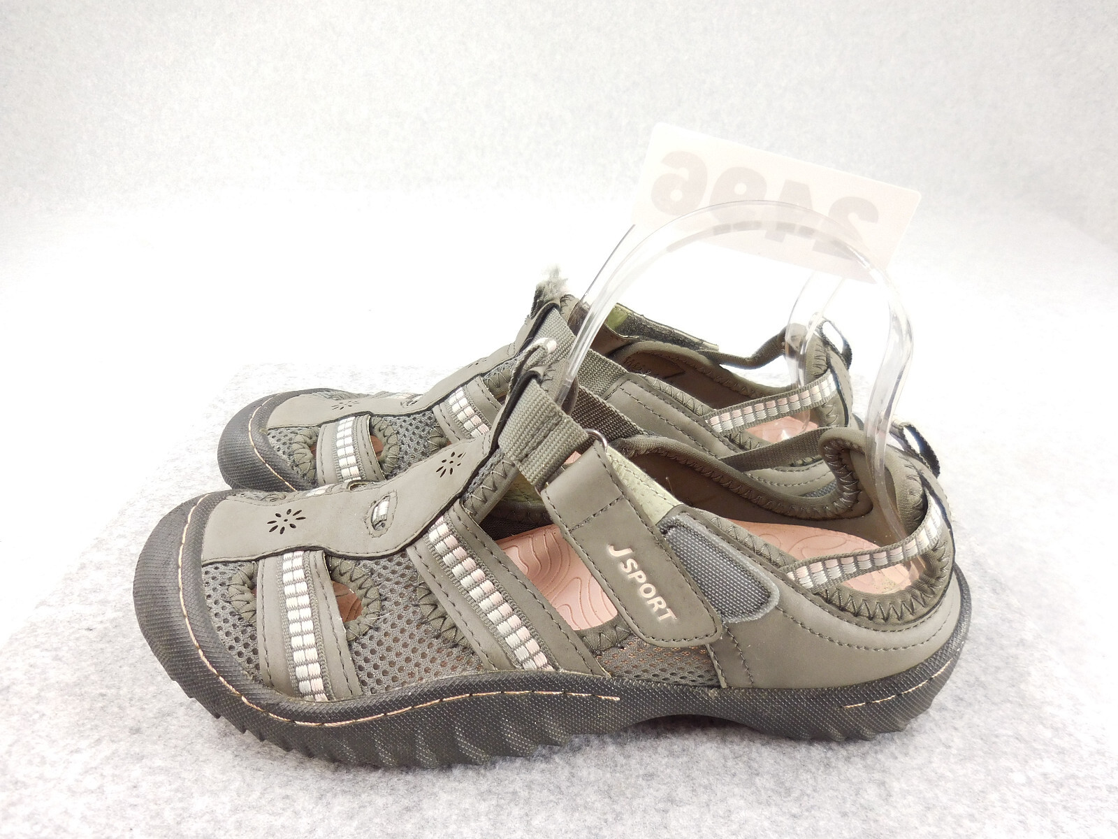 JSport by Jambu Regatta Shoes Women 7M Gray Vegan Slip Resistant Water Flats