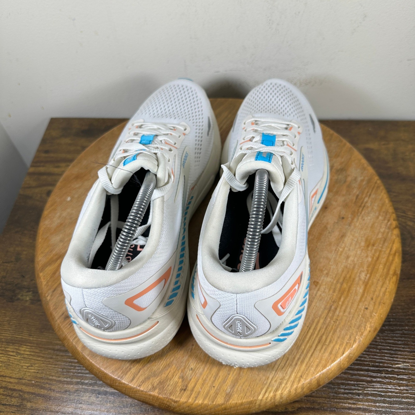 Brooks Adrenaline GTS 23 Women’s Running Shoes White Blue Size 11 1203811B152