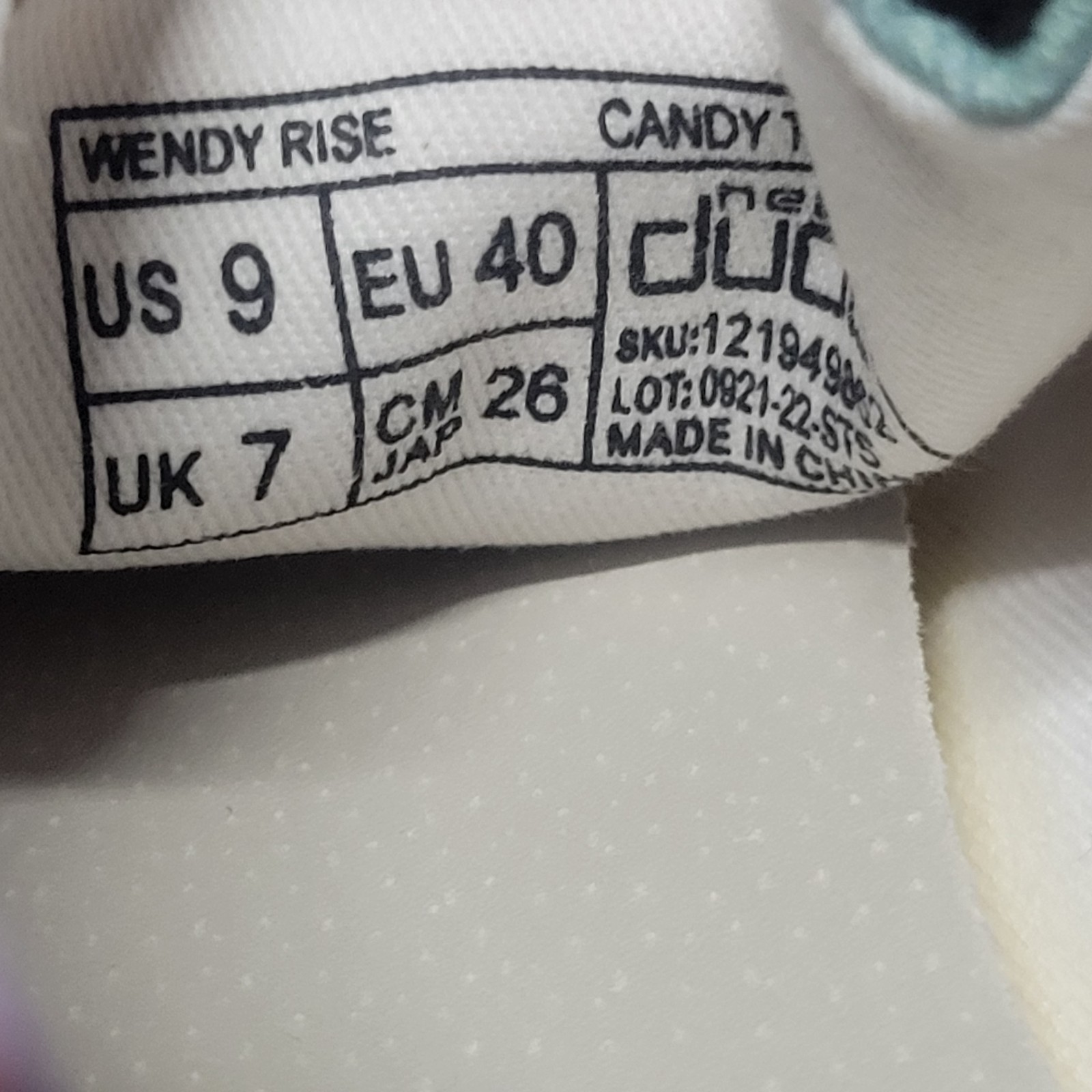 Hey Dude Wendy Rise Candy Tie Dye Womens Size 9M
