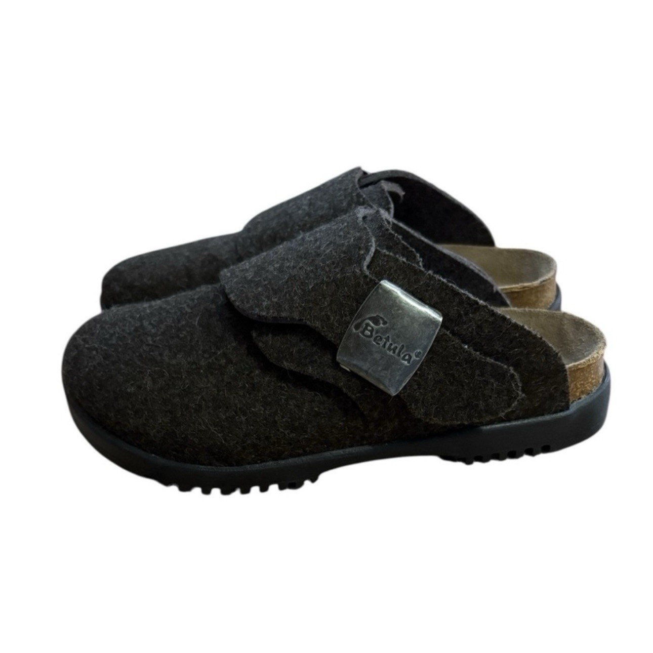 Birkenstock Boston Betula brown wool felt clogs Women’s Size 8