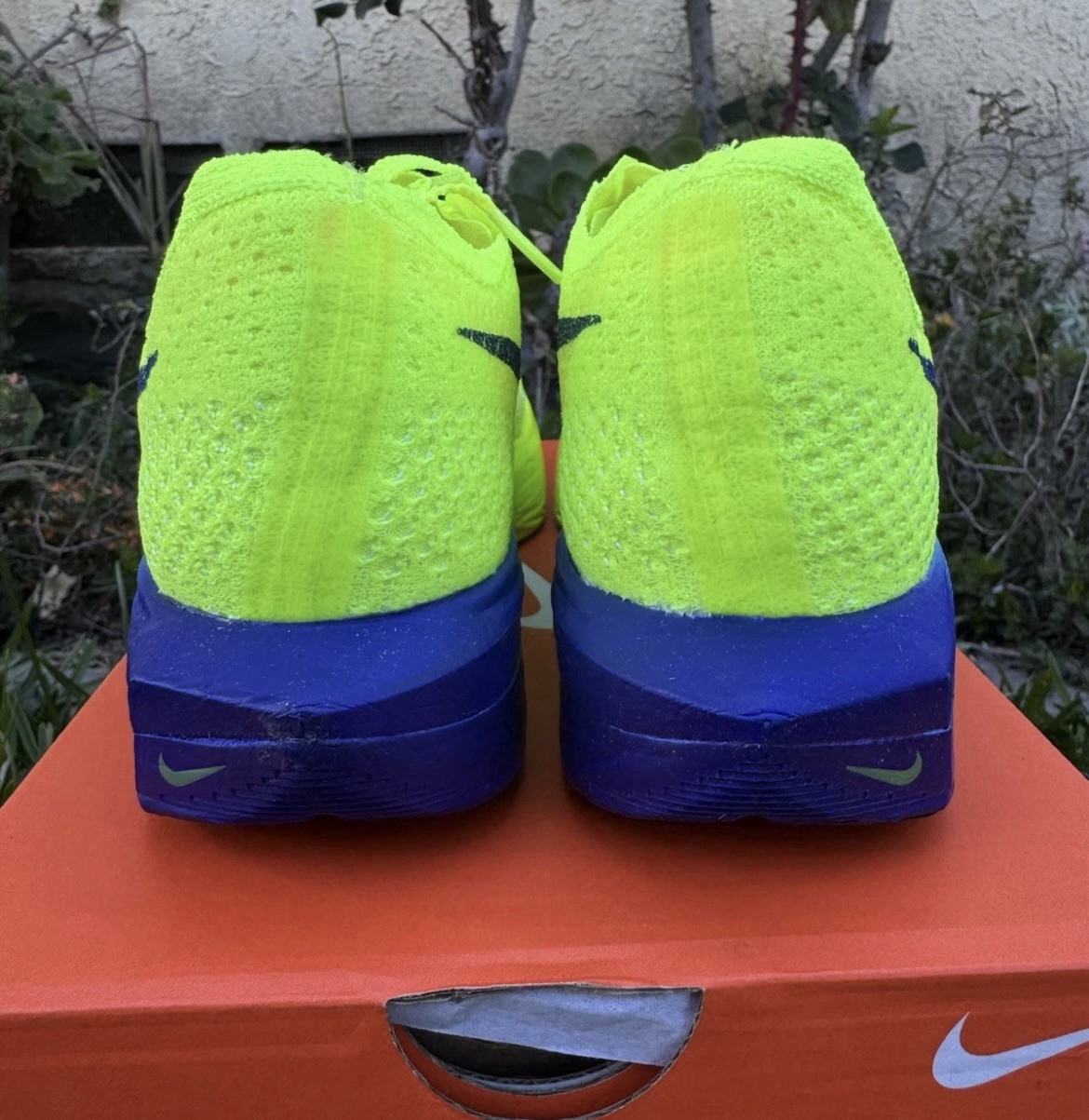 Nike ZoomX VaporFly Next% 3 ‘Fast Pack’ Volt Green DV4130-700 Sz W 6.5 M5