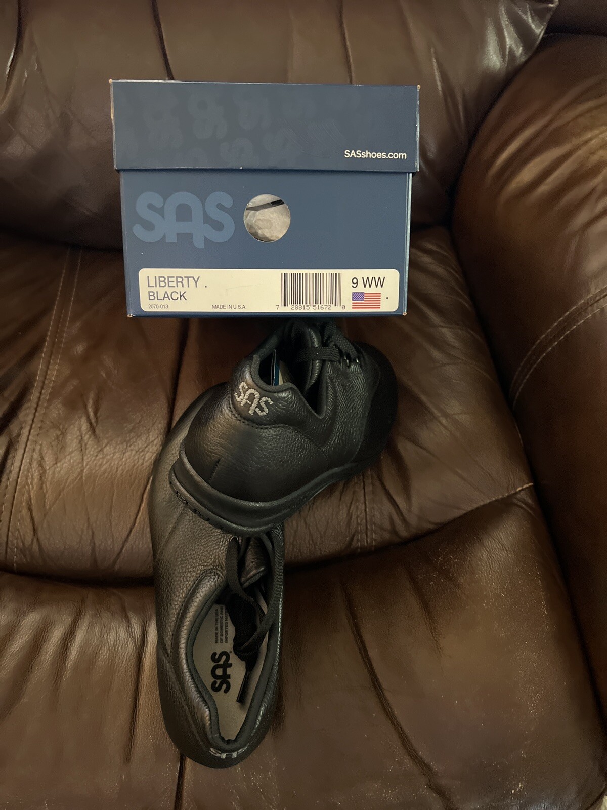 SAS Liberty Black Women’s Slip-Resistant Shoes Many Sizes & Widths New In Box