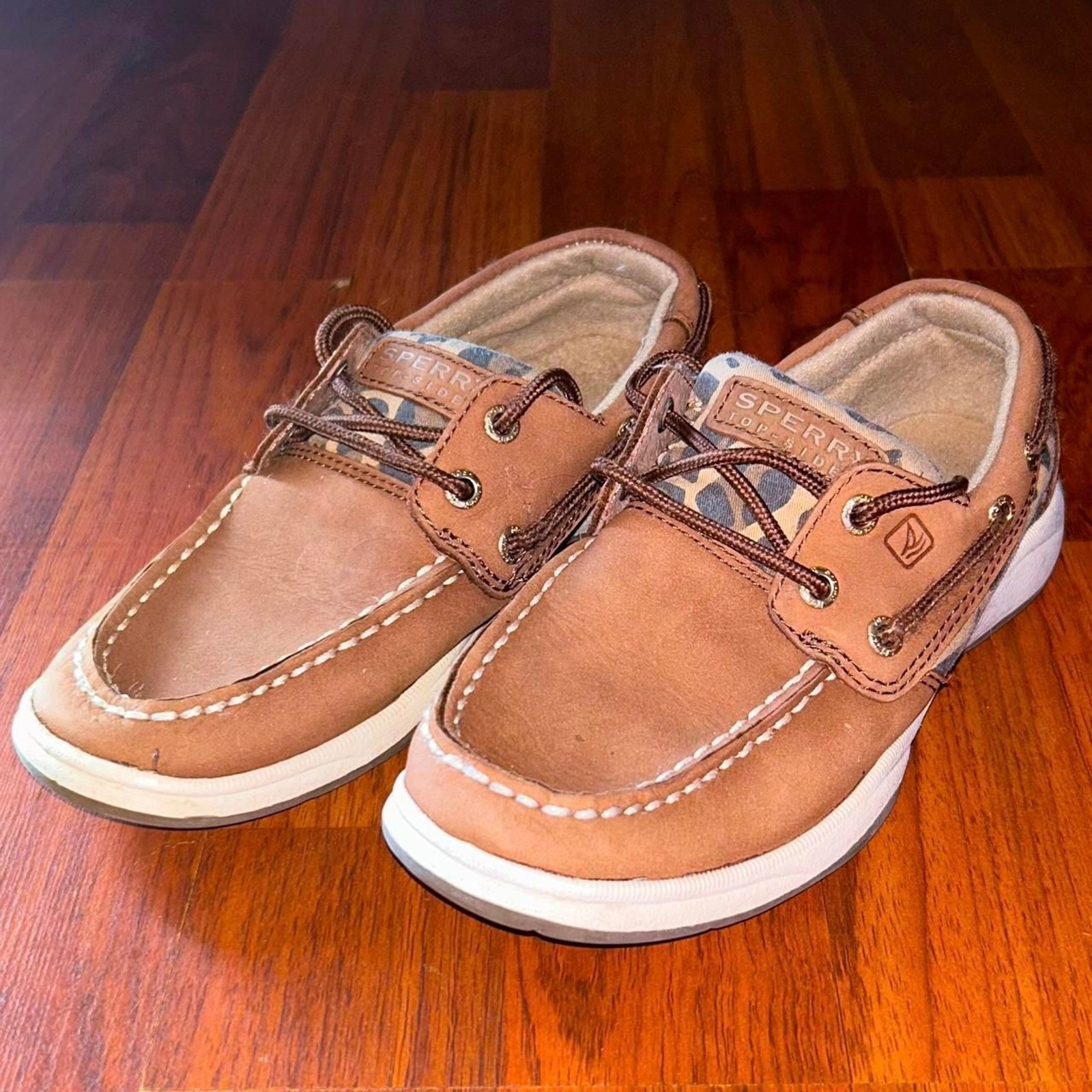 Sperry Women’s Brown and Tan Boat-shoes