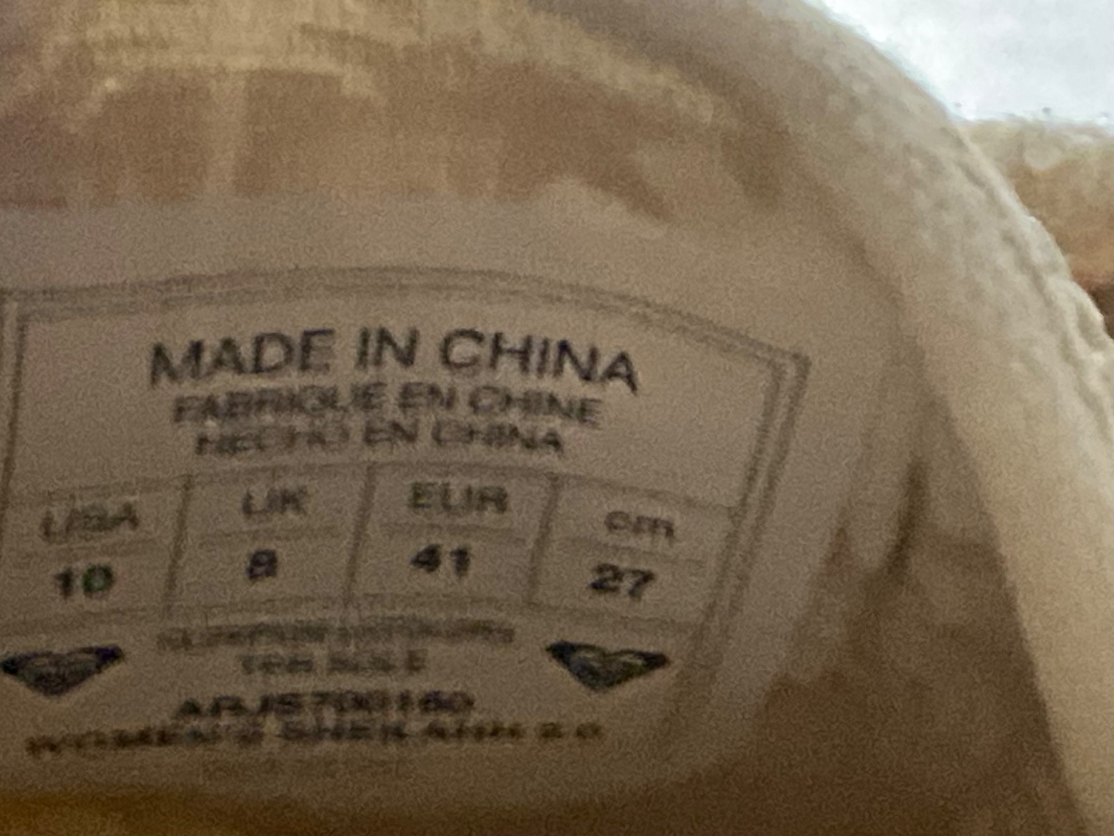 ROXY Platform Slip On Sneaker Sheiiahh US Women’s 10/Men’s 8.5/EUR 41, Tan. NWT