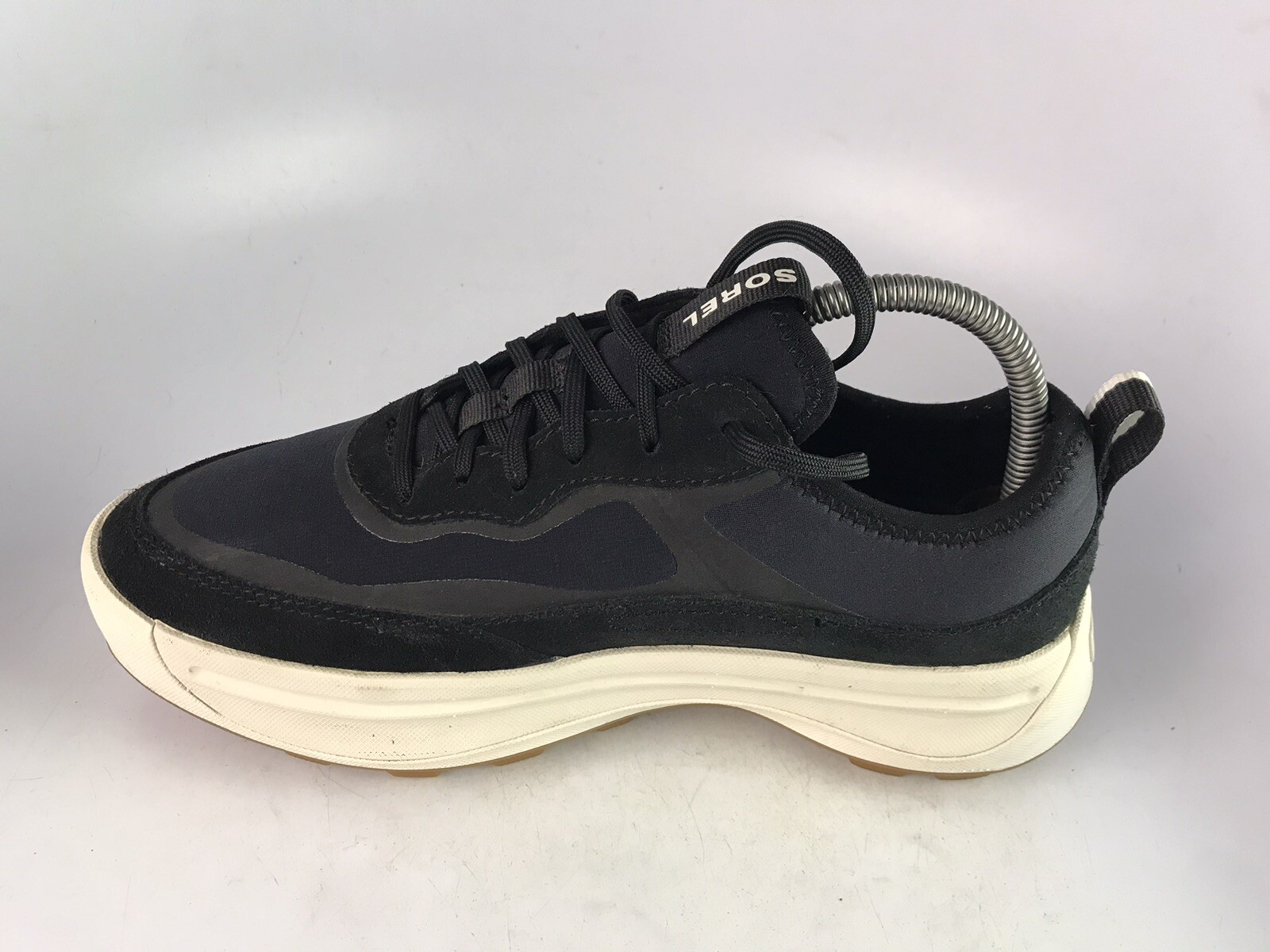 Sorel Ona 503 Low Black Jet Women’s Shoe Textile/ Suede Sz 8.5 US