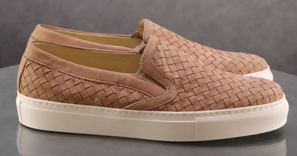 M. Gemi The Cerchio $250 Unisex Loafers Shoes Sz Men 8-8.5 Women 10.5 Hand Woven