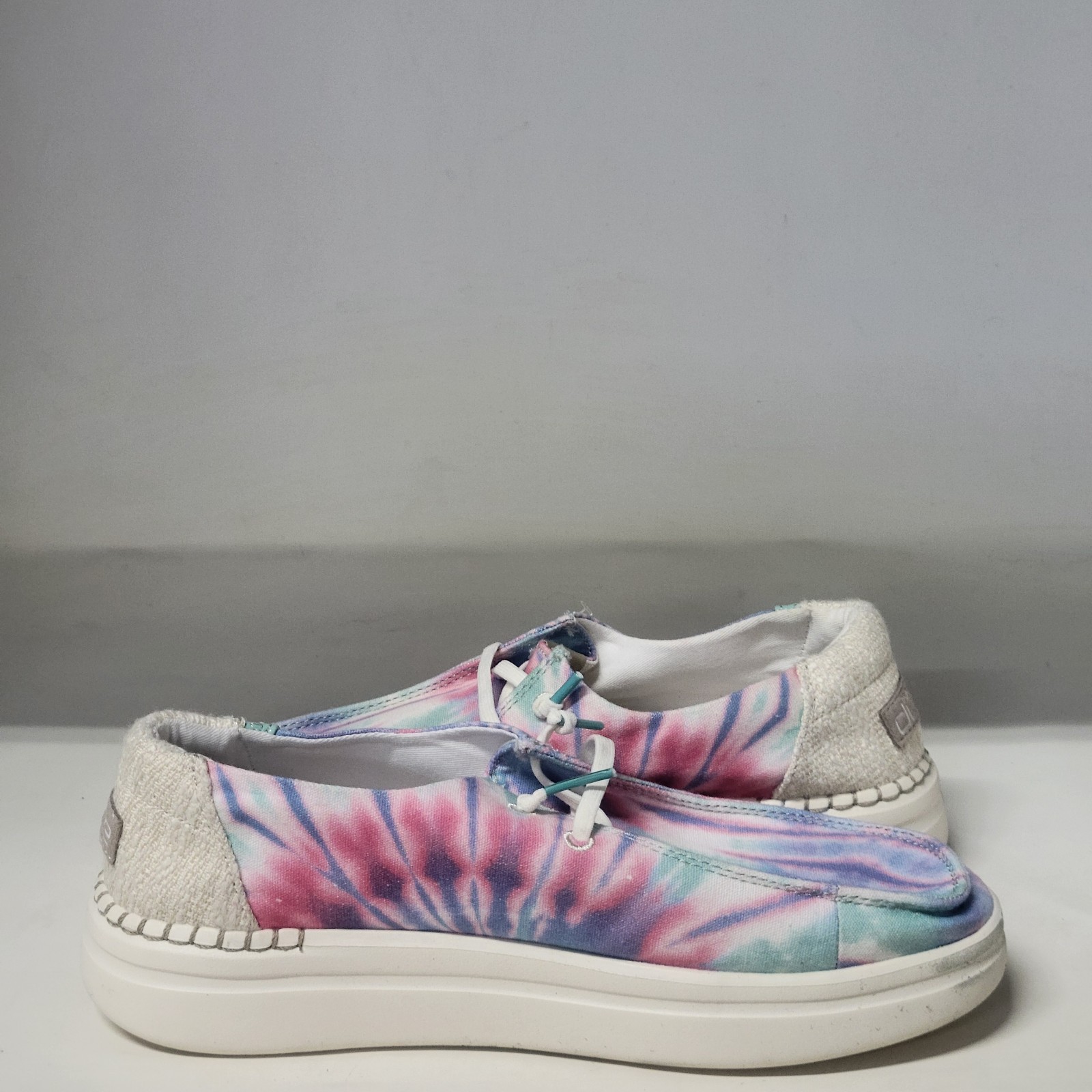 Hey Dude Wendy Rise Candy Tie Dye Womens Size 9M