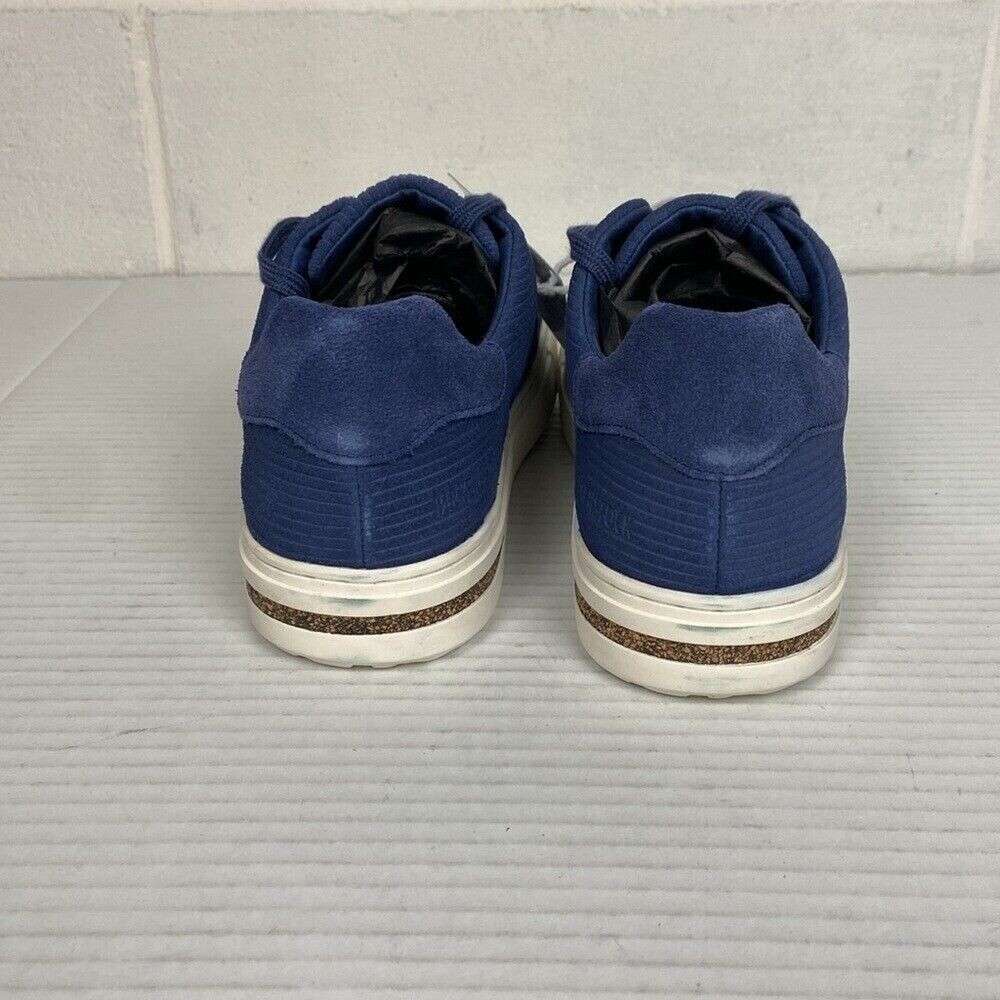 NEW Birkenstock Bend Low Suede Leather Sneaker EU37 Corduroy Indigo Narrow Fit