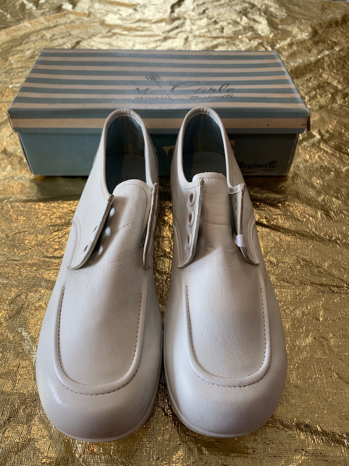 Nurse Mates Kook-Aire Cushion Shoes White Vintage Shoes Size 9 S New NWB (2)