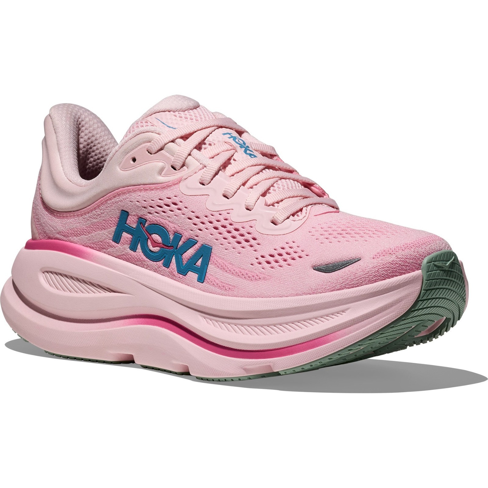 HOKA Bondi 9 Road-Running Shoes – Women’s, Color: Rose Tea/Petal