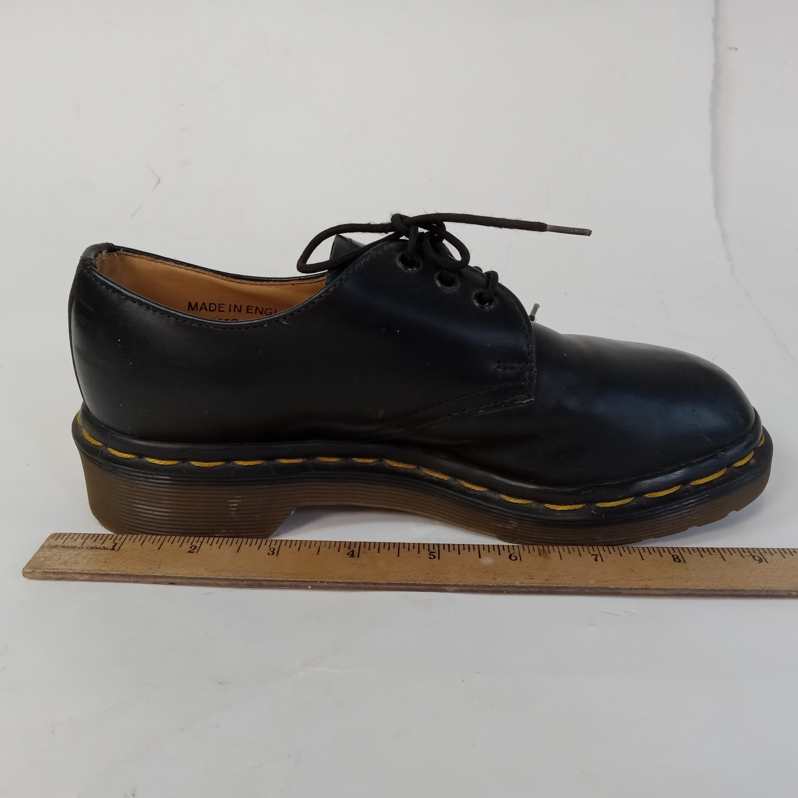 Dr Martens Size 4 US Woman 2 UK Made in England Black Shoes C2 DM22085 Leather