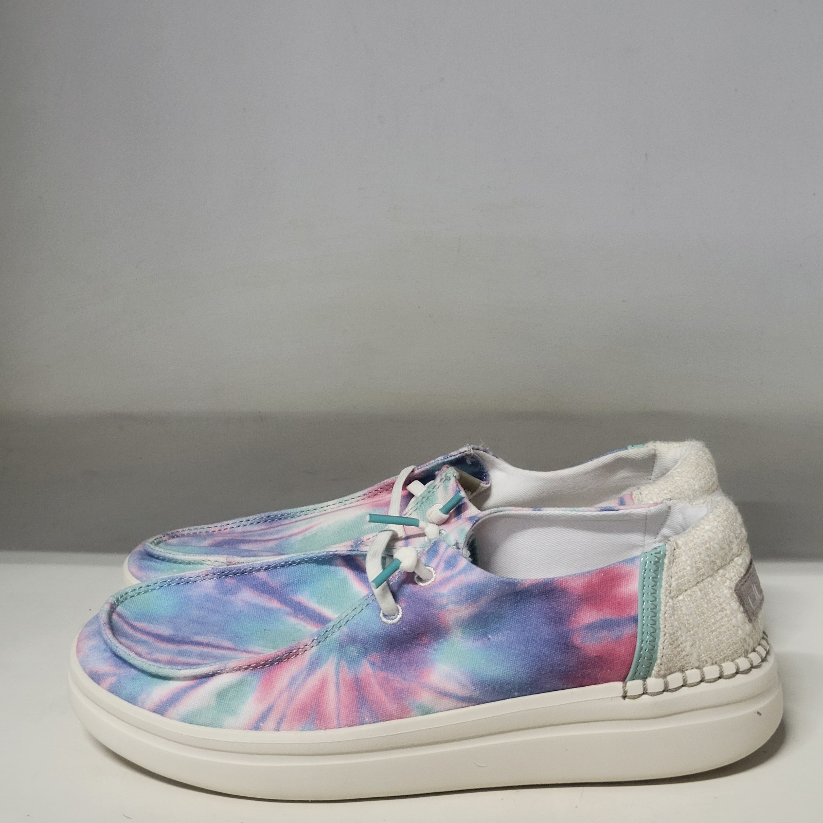 Hey Dude Wendy Rise Candy Tie Dye Womens Size 9M