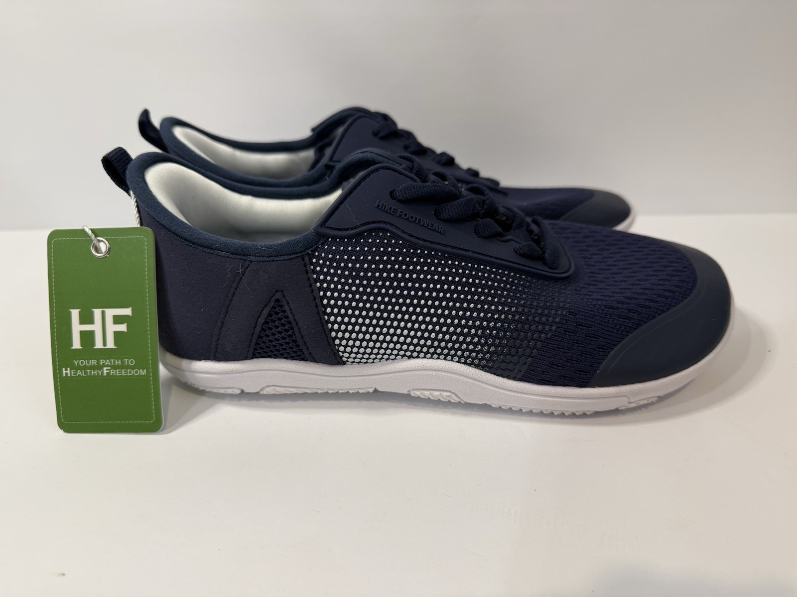 Hike Footwear HF Stride Ergonomic Barefoot Shoe Unisex Sz M 4 W 6 EU36 Navy Blue