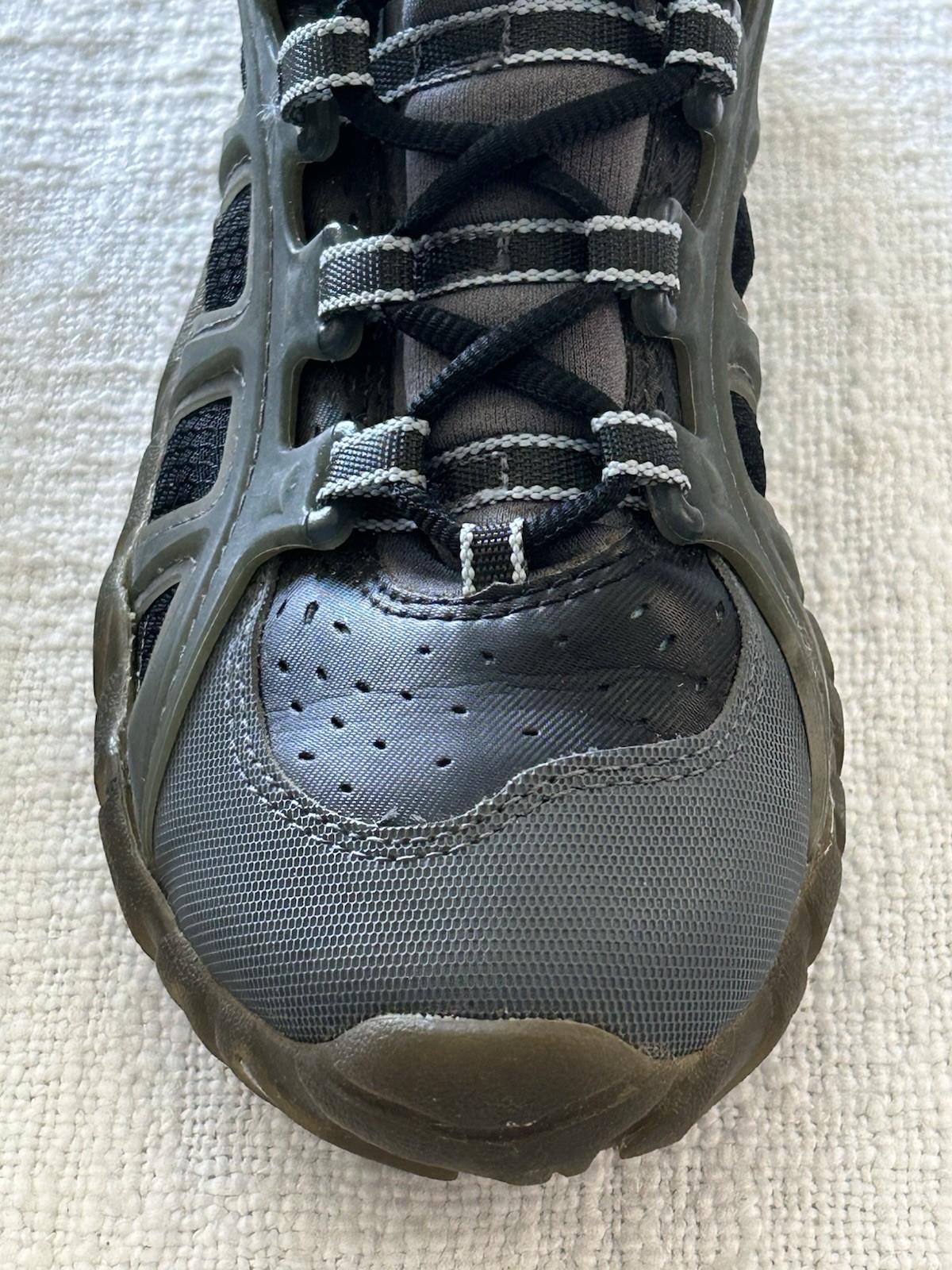 TEVA Size 8 Womens Gamma Hydro Sport Water Hiking Shoes Gray Blue EUC